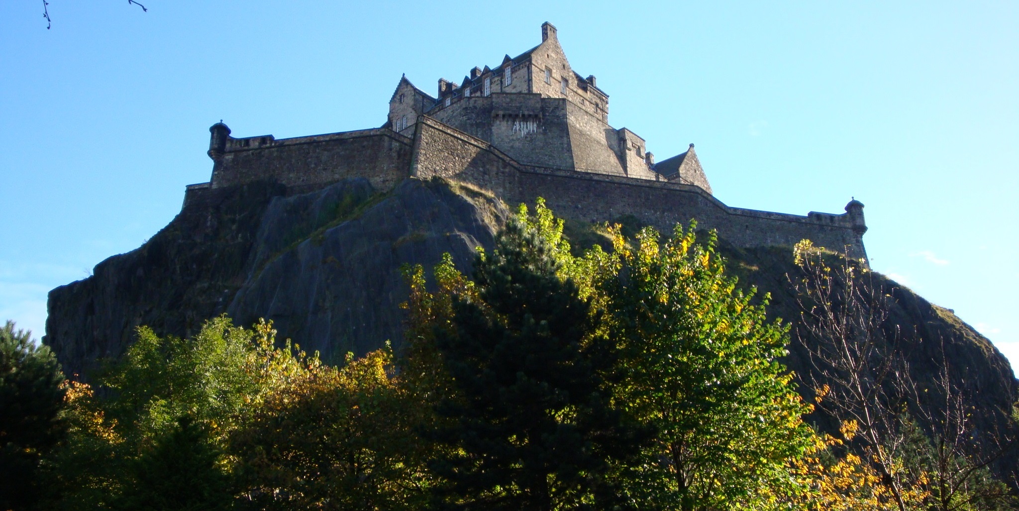 Castle from the West Gardens